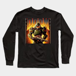 Doom Guy Badass Long Sleeve T-Shirt